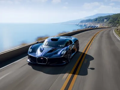 Bugatti revela hipercarro único com motor W16 de 1.600 cv