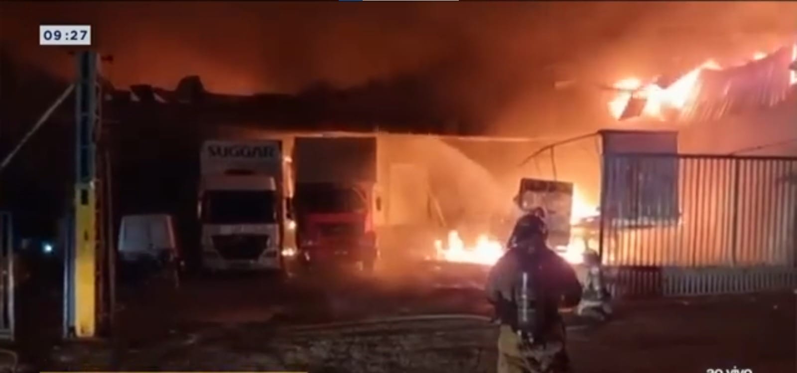 Incêndio atinge fábrica de eletrodomésticos em Belo Horizonte
