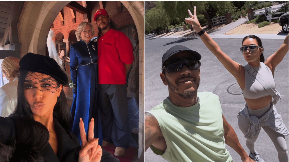 FOTOS: Lewis Hamilton abre álbum de férias com Kim Kardashian e novo membro