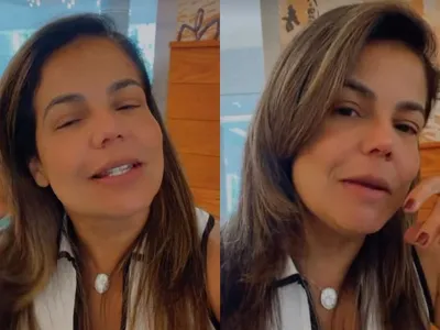 Nivea Stelmann passa por momentos de tensão em voo: 'Ficamos presas'