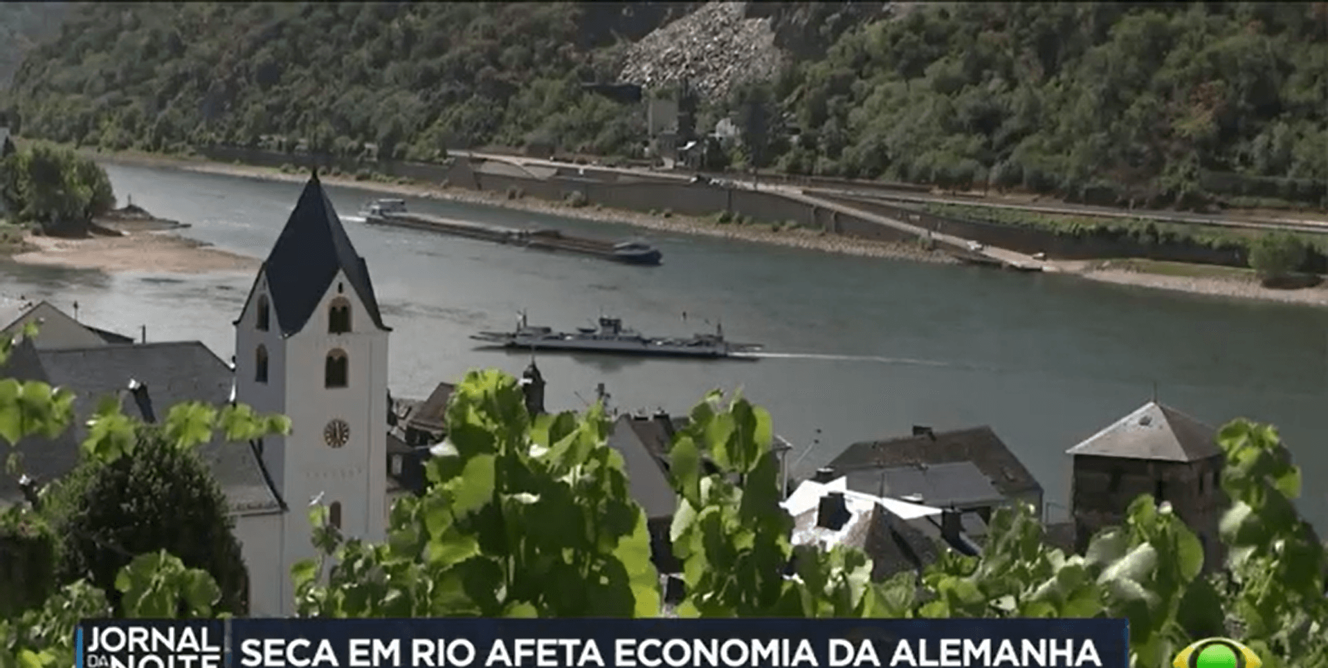 Seca extrema em rios da Europa afeta economia e abastecimento