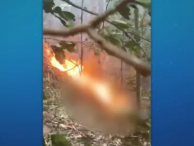 Helicóptero cai na Vista Chinesa, no Rio de Janeiro, e deixa quatro mortos