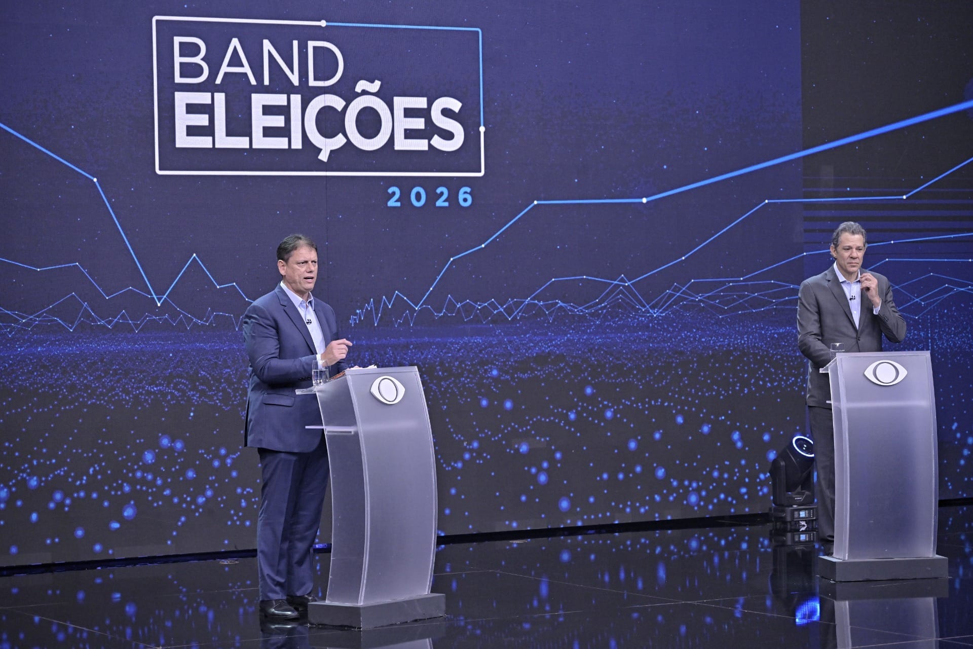 Debate na Band: especialista elege o pior momento de Tarcísio e de Haddad