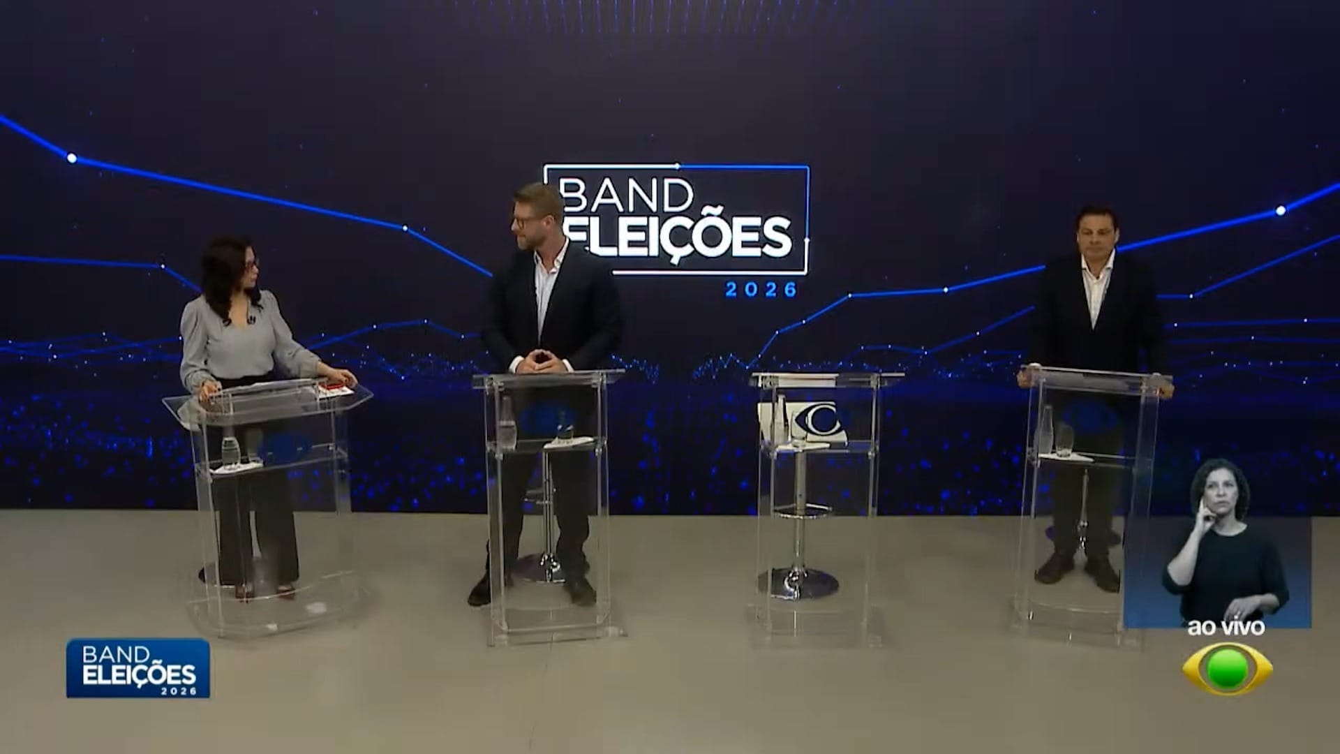 Debate Band PR: candidatos deixam Moro de lado e trocam farpas entre si