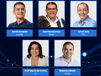 Debate Band AO VIVO reúne candidatos na disputa pelo governo do AM