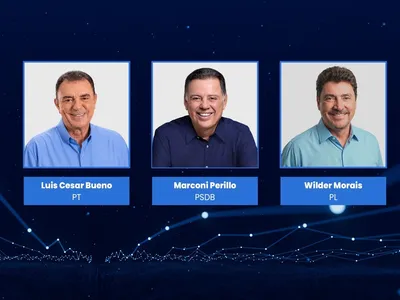 Debate Band AO VIVO reúne Luis Cesar, Marconi e Wilder pelo governo de GO