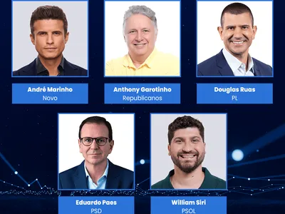 Debate Band AO VIVO reúne candidatos na disputa pelo governo do RJ