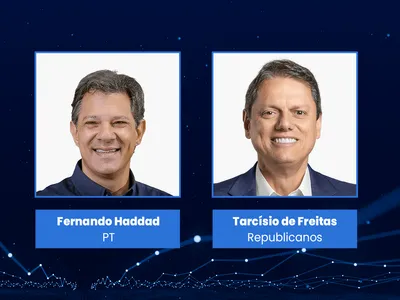 Debate Band AO VIVO reúne Haddad e Tarcísio na disputa pelo governo de SP