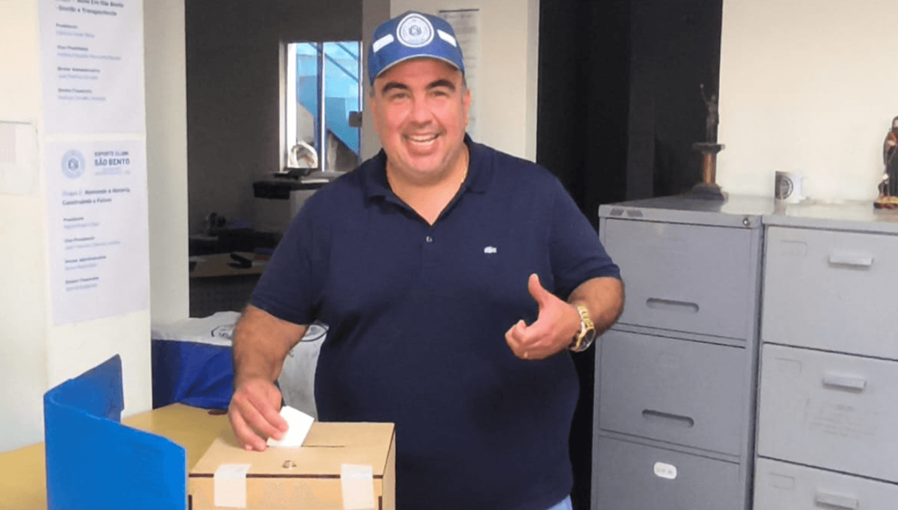 Presidente do São Bento, Fabrício Mena — Divulgação