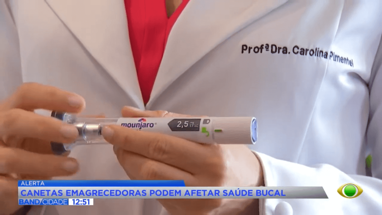 Canetas emagrecedoras podem afetar rosto e saúde bucal; entenda