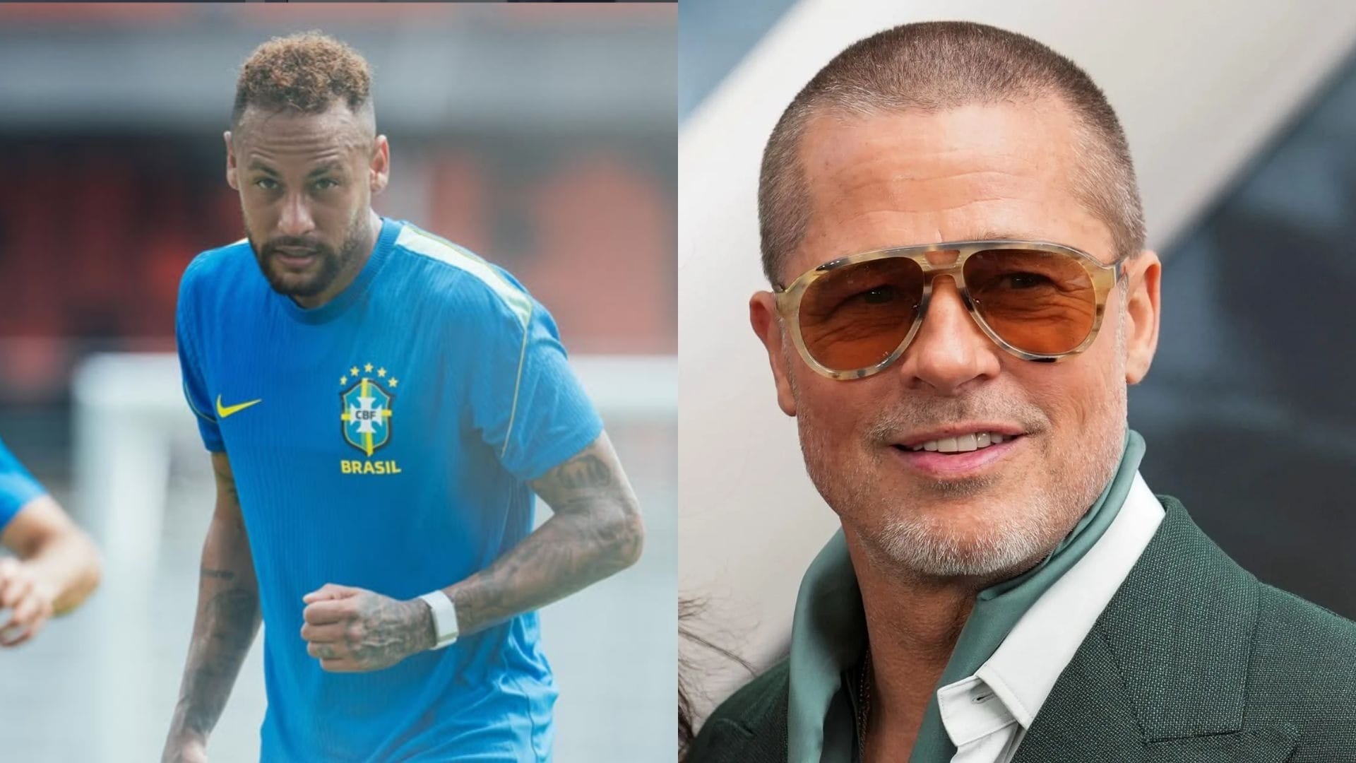 Brad Pitt ironiza desempenho de Neymar em campo: 'Precisa de ajuda'