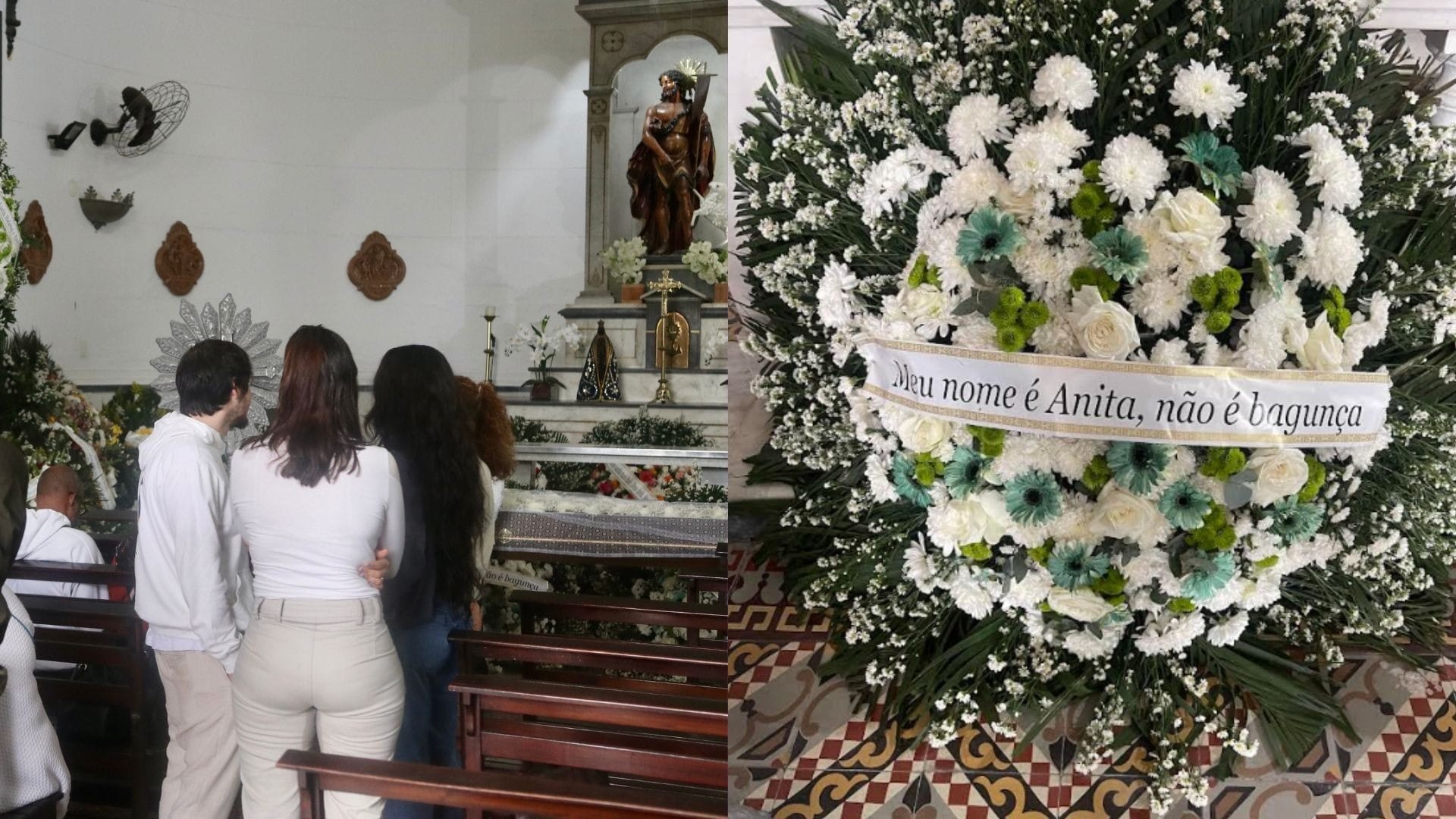 Corpo de Anita Nobre, mãe de Dudu Nobre, é velado no Rio de Janeiro