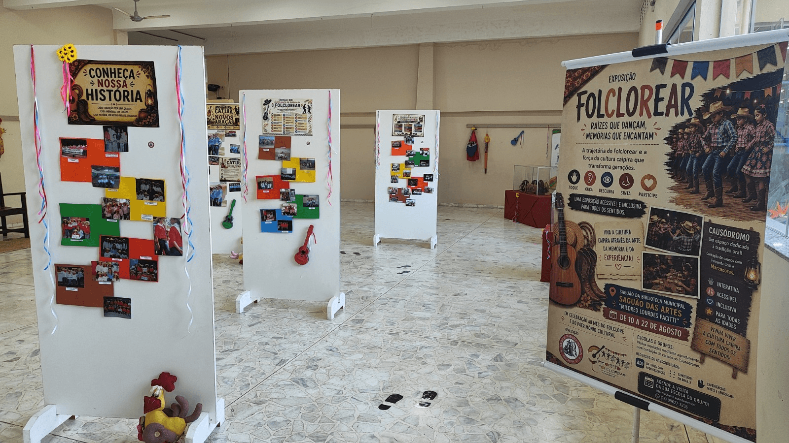 Exposição “Folclorear” celebra o mês do Folclore e do Patrimônio Cultural