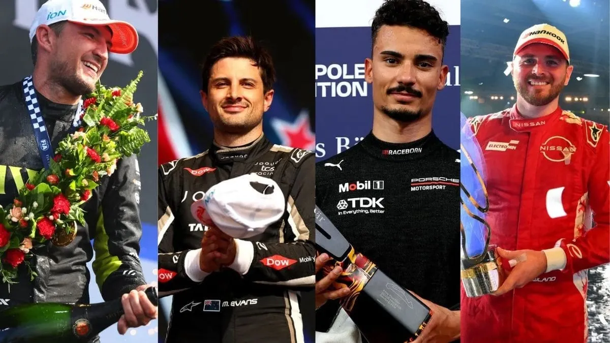 Jake Dennis, Mitch Evans, Pascal Wehrlein e Oliver Rowland disputam o título de 25/26 -Crédito: FE