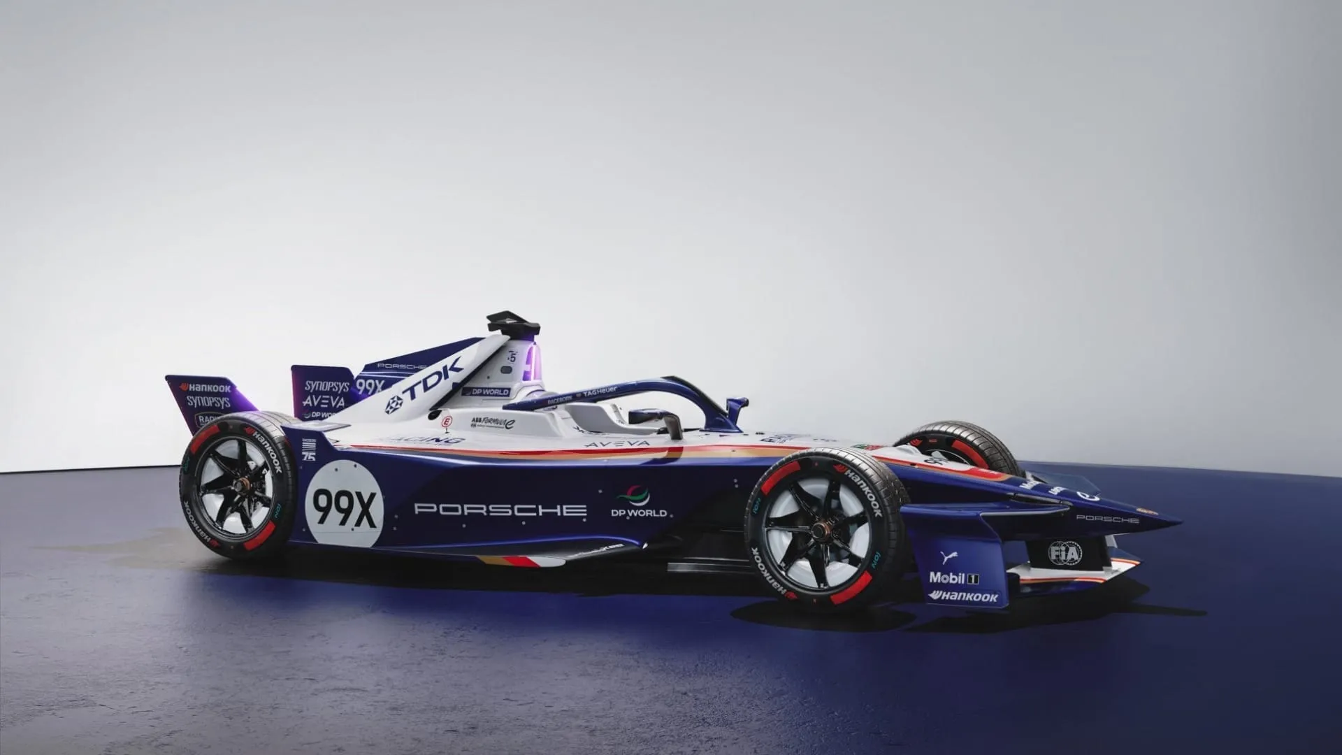 Porsche apresenta pintura retrô para final da Fórmula E em Londres