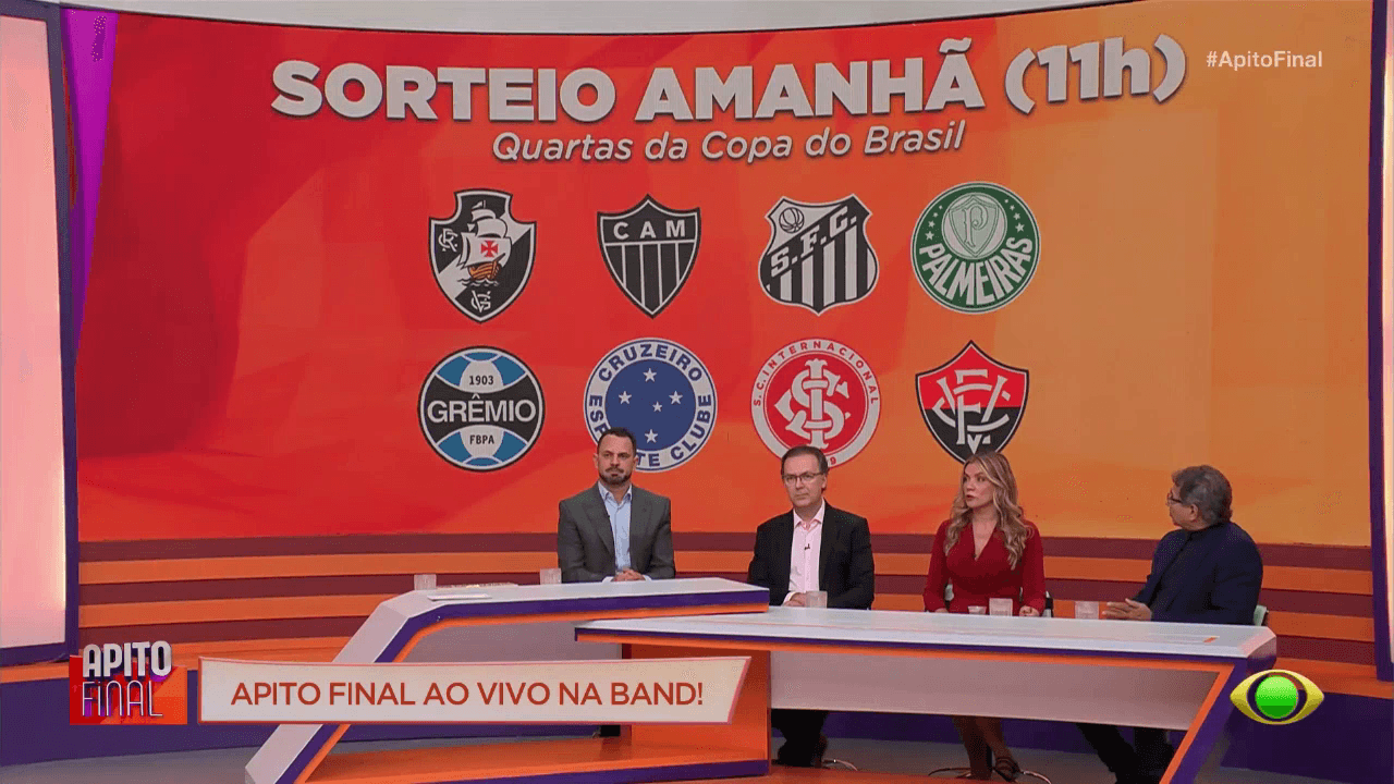 Copa do Brasil: Craque Neto e time do Apito Final cravam favorito ao título