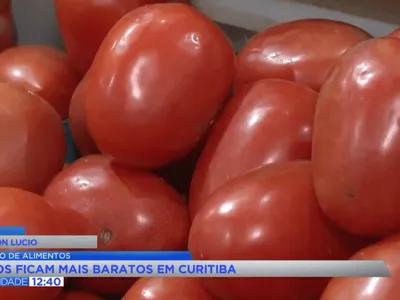 Alimentos ficam mais baratos em Curitiba em julho, aponta IBGE