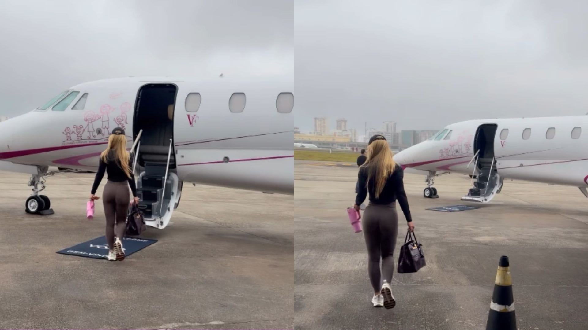 Virginia emite mais de 2 toneladas de CO² em ida de jatinho para academia