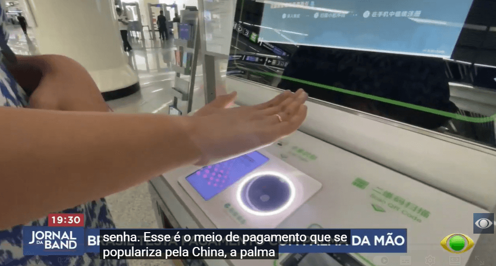 Brasil testa pagamento com a palma da mão; serviço está previsto para 2027