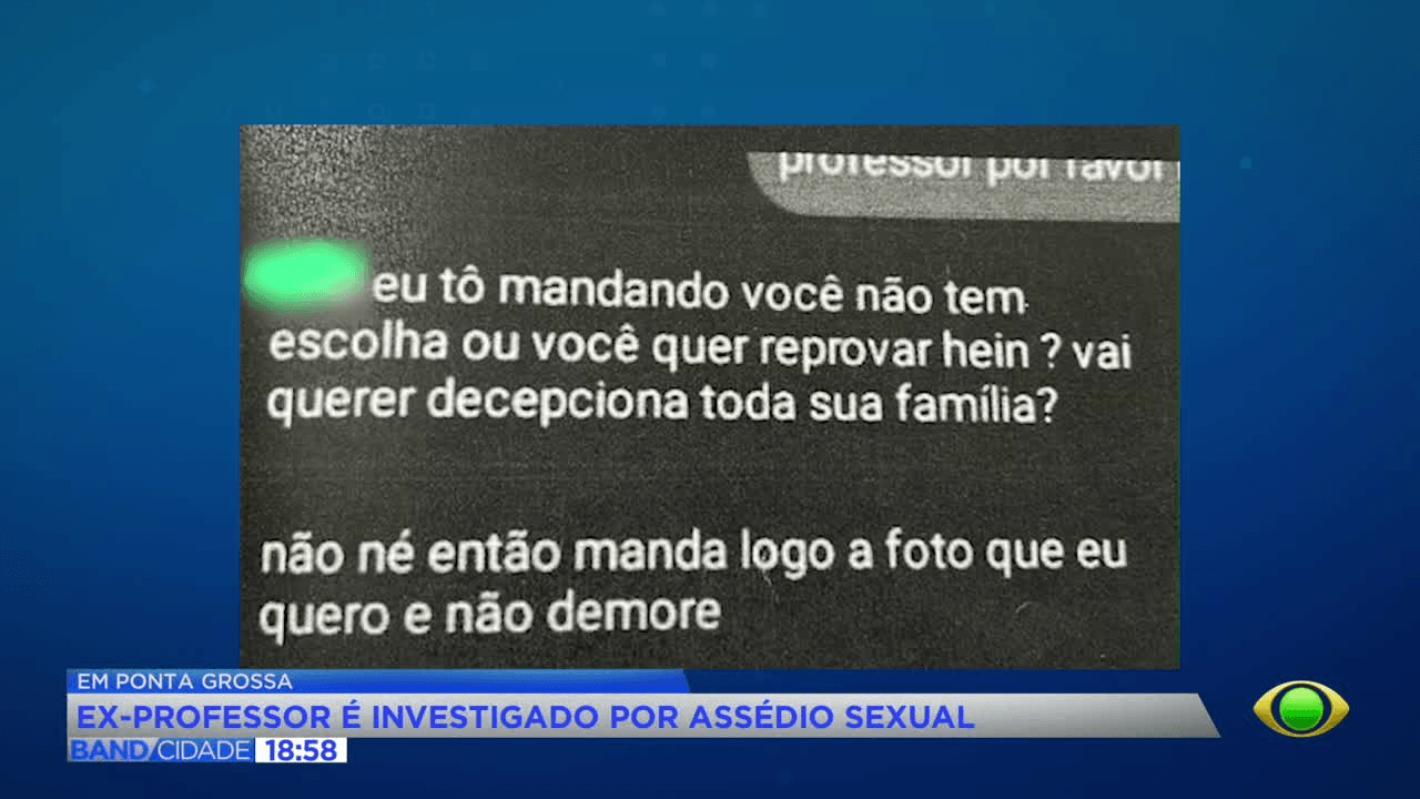 Professor suspeito de assédio pode ter feito outras vítimas em Ponta Grossa