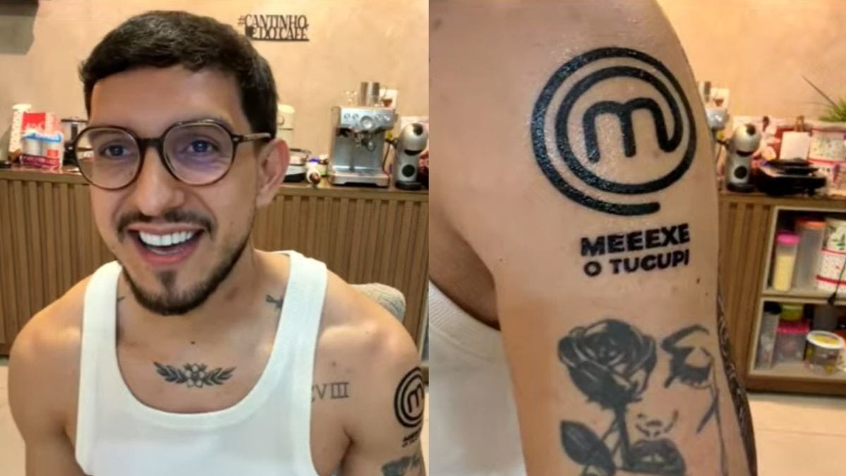 Everaldo mostra tatuagem feita em homenagem ao MasterChef após eliminação