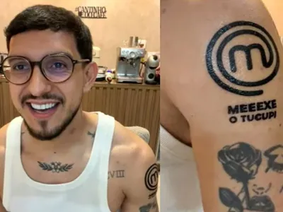 Everaldo mostra tatuagem feita em homenagem ao MasterChef após eliminação