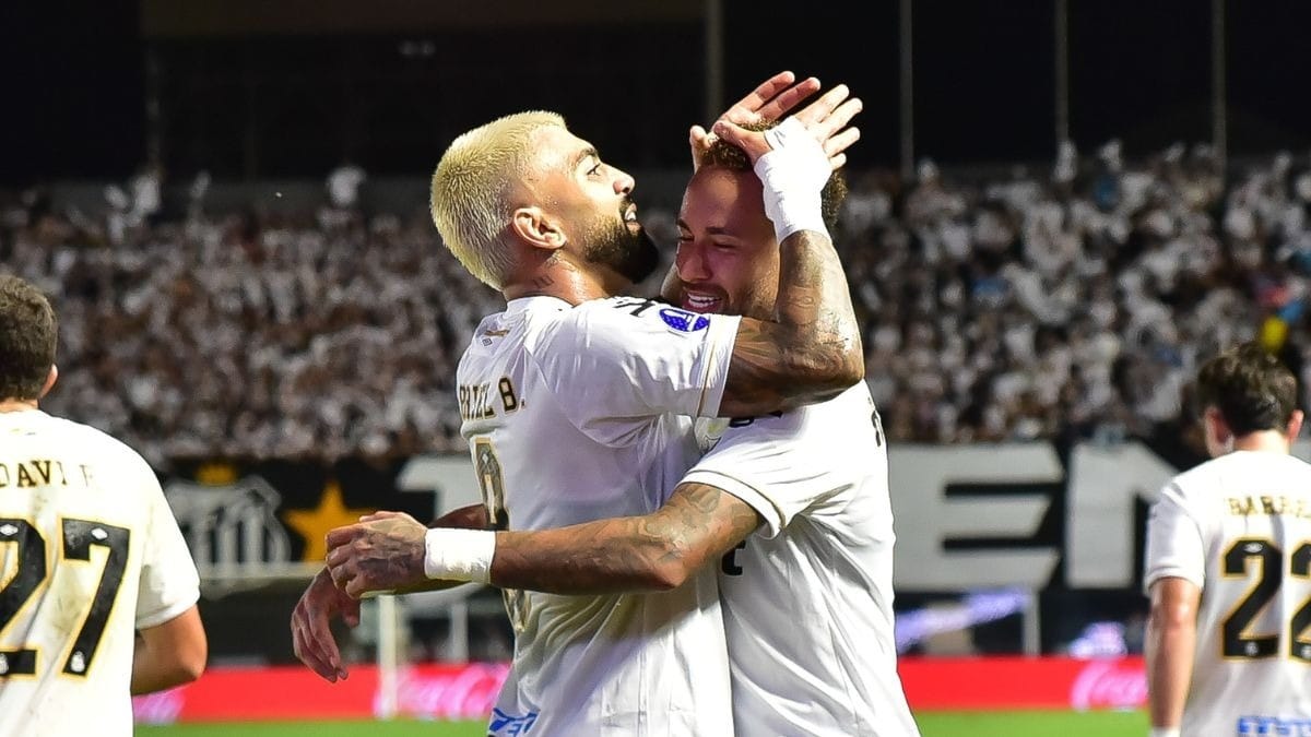 Com brilho de Neymar e Gabigol, Santos vence o Macará; veja os gols