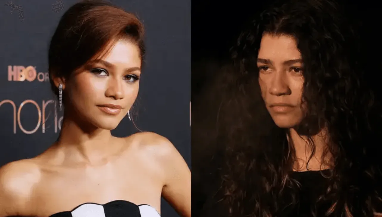Zendaya no Red Carpet ao lado de sua personagem em "Euphoria" Rue