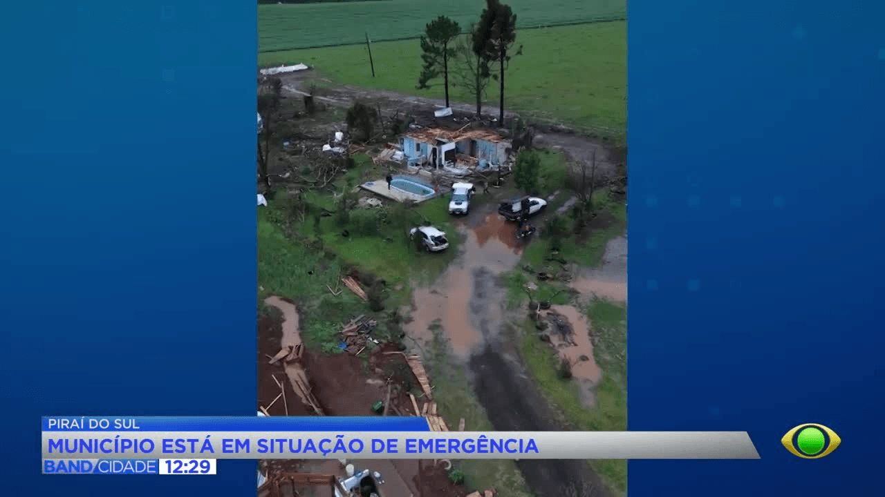 10 tornados passaram pelo Paraná em 2026