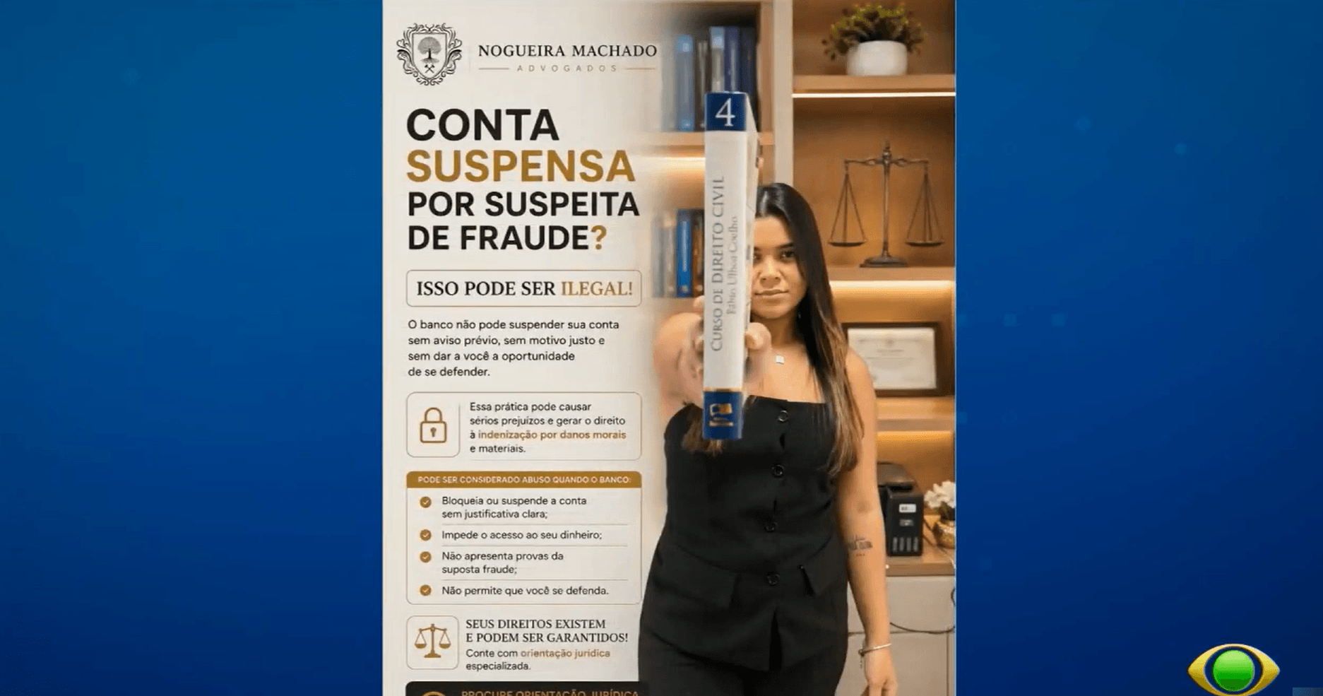 Estudante de direito que dava dicas contra golpes é presa por golpe