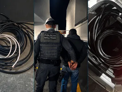 Homem é preso após furtar fios da rede pública em Sorocaba