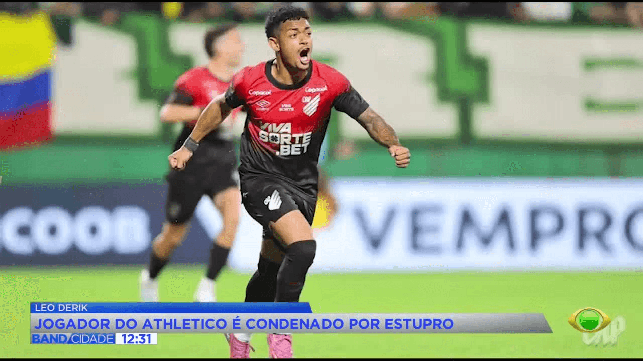 Leo Derik, do Athletico, é condenado por estupros; veja o que se sabe