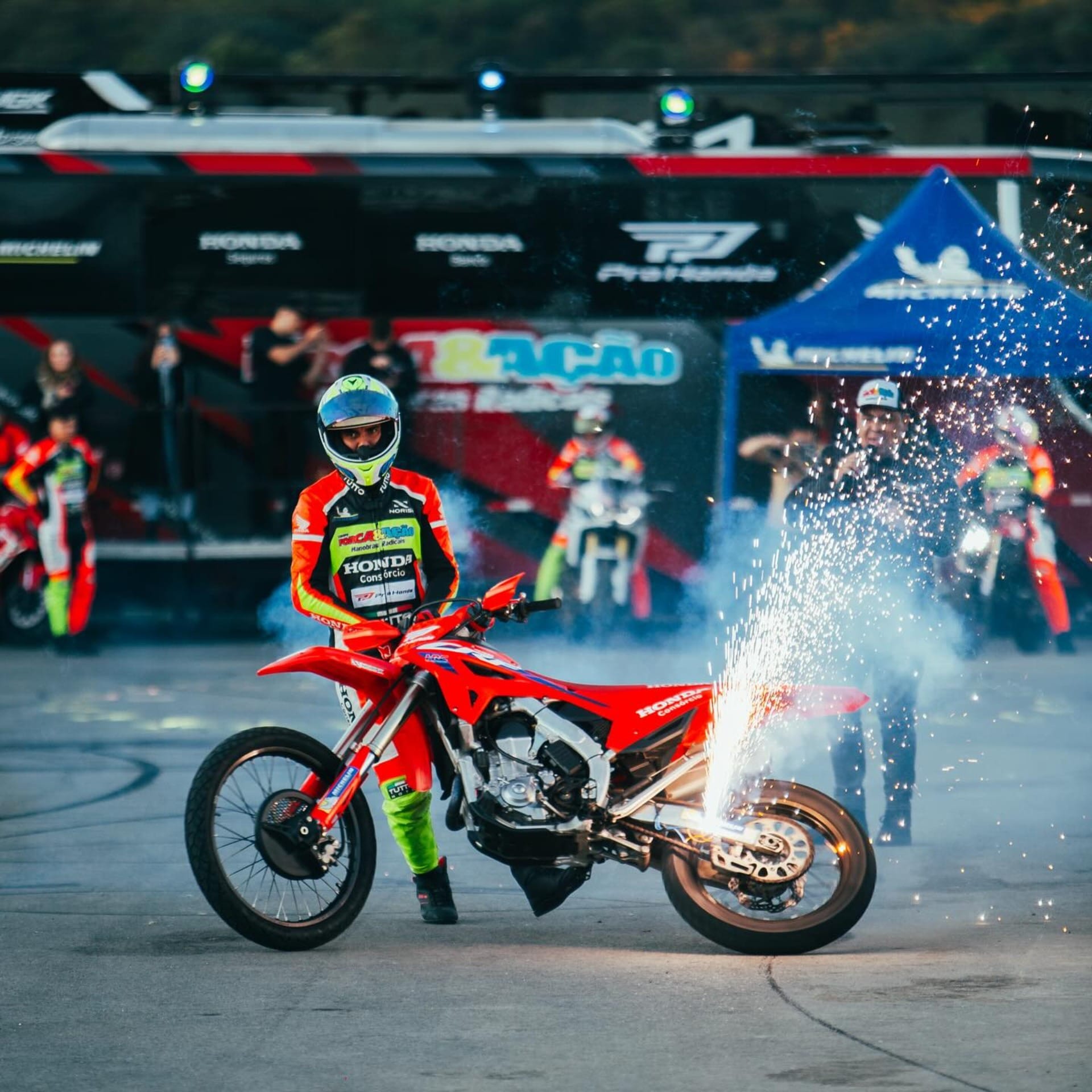 Show de motos leva manobras e acrobacias ao público do Festival Interlagos Moto | Crédito: Divulgação