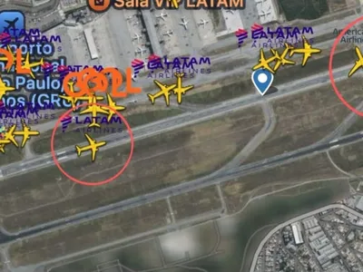 Reprodução/FlightRadar24