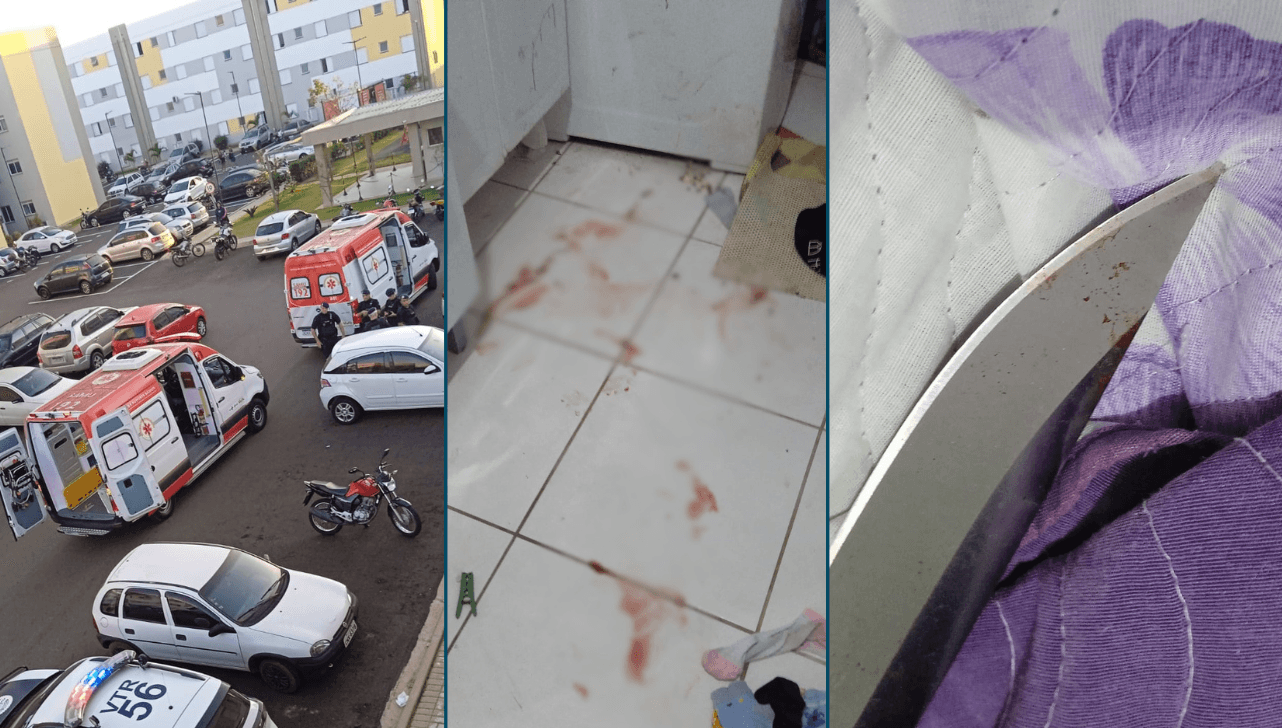 Homem tenta matar esposa a facadas e é preso em Piracicaba