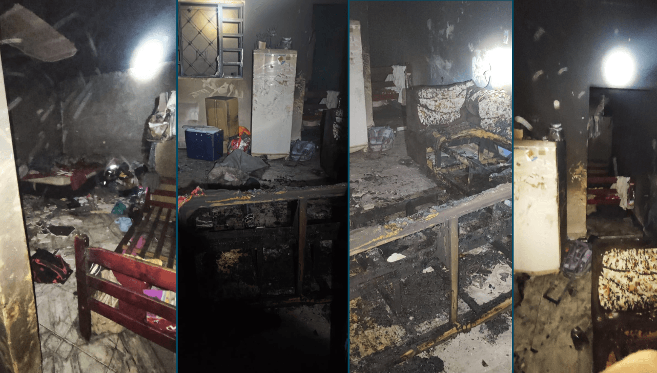 Mãe deixa filhos para ir a forró e crianças ficam feridas em incêndio