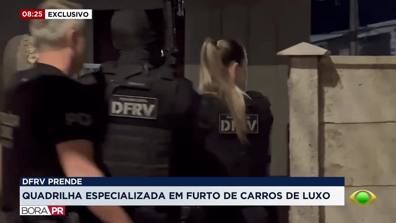 Operação da Polícia Civil mira quadrilha que furtava Hilux em Curitiba