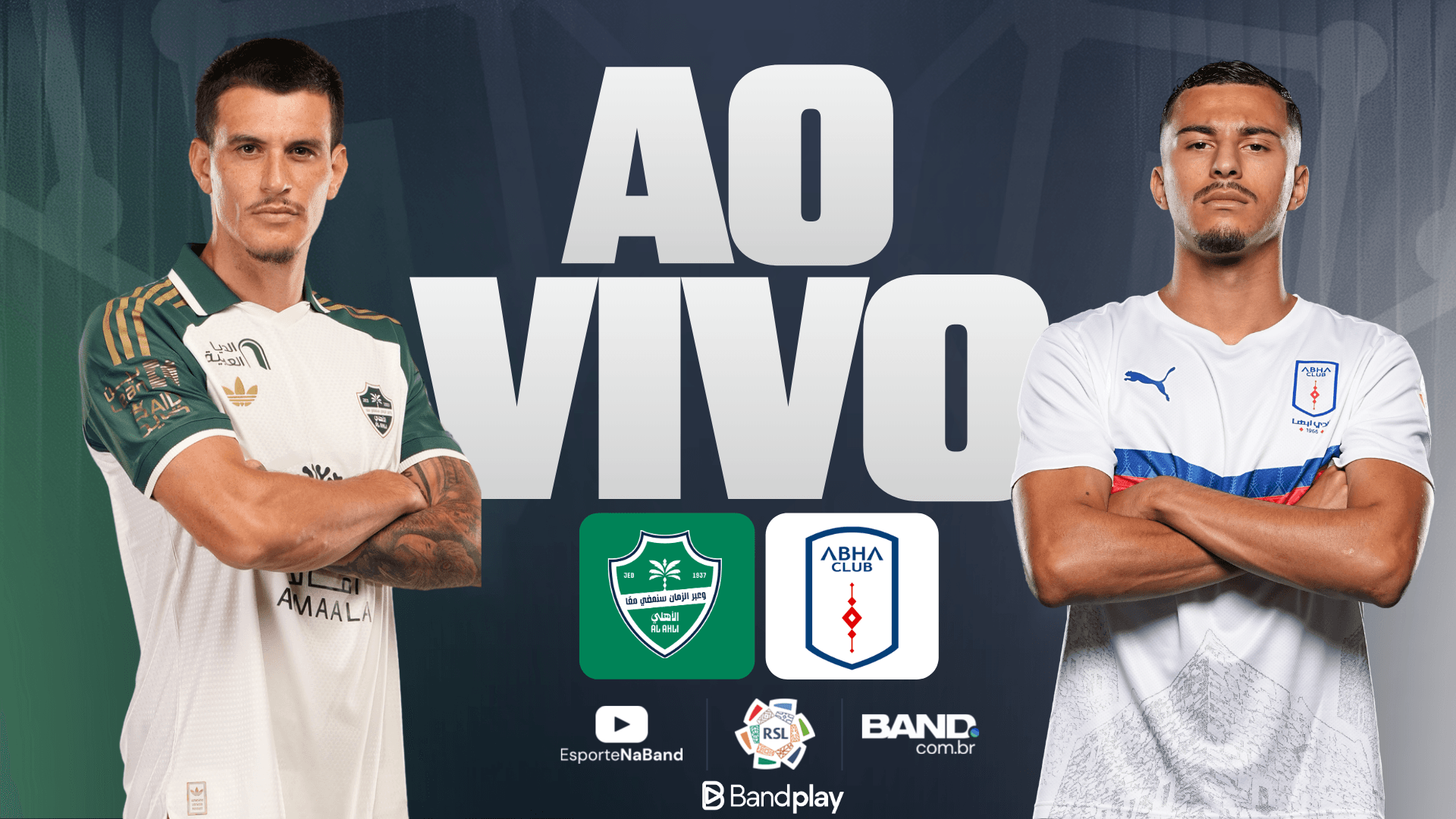 Al Ahli x Abha: assista ao vivo e com imagens ao jogo do Saudita