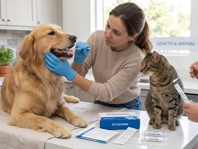 Teste genético para cães e gatos antecipa riscos de doenças