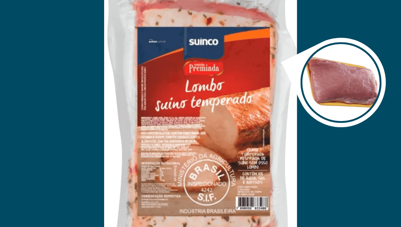 Anvisa suspende venda, distribuição e consumo de lombo da marca Suinco