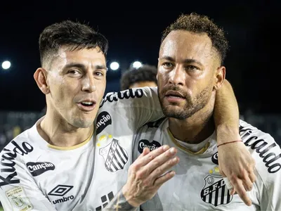 Neymar manda recado a Thiago Mendes, que o ignorou em Vasco x Santos; veja