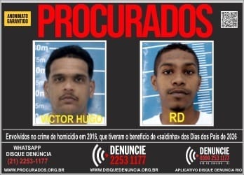 Disque Denúncia busca presos que não voltaram após saidinha