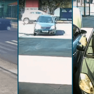 VÍDEO: motorista perde controle e "estaciona" em vaga após colisão em Bauru