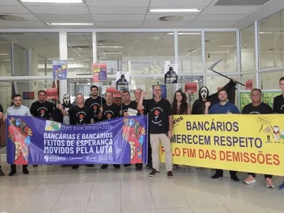 Bancários de São José do Rio Preto aderem à paralisação nacional