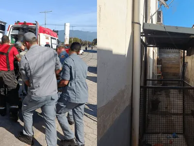Dois idosos ficam feridos após queda de elevador em Caraguatatuba