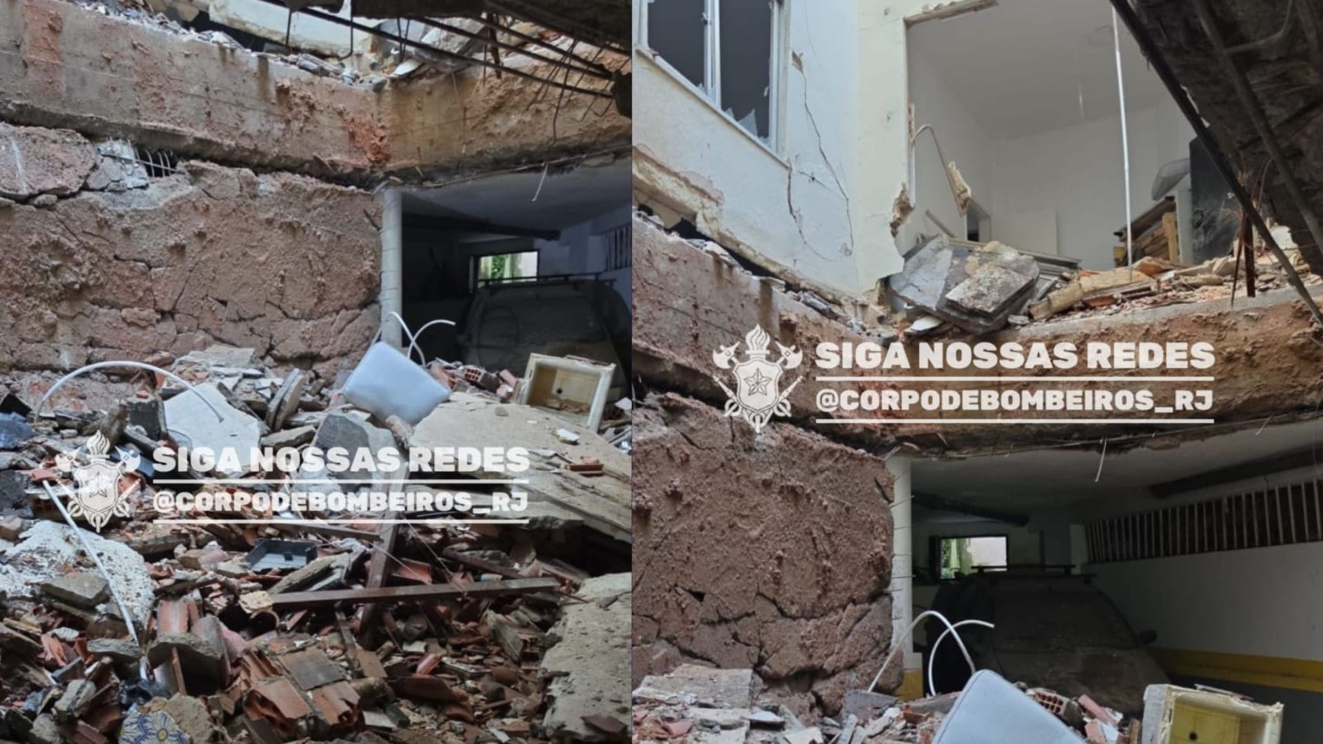 Garagem de prédio após explosão em Copacabana segue interditada - QTU Questões do Universo