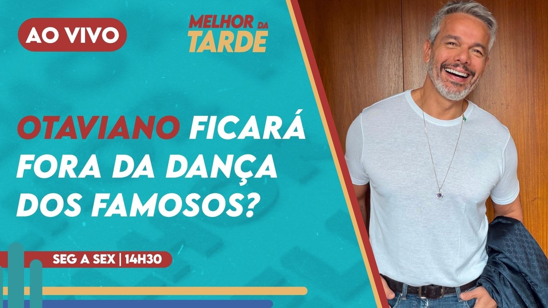 Melhor da Tarde ao vivo: Otaviano costa se machuca na Dança dos Famosos