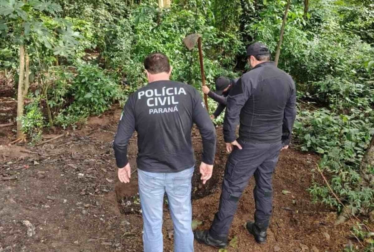 Local onde as primas foram enterradas