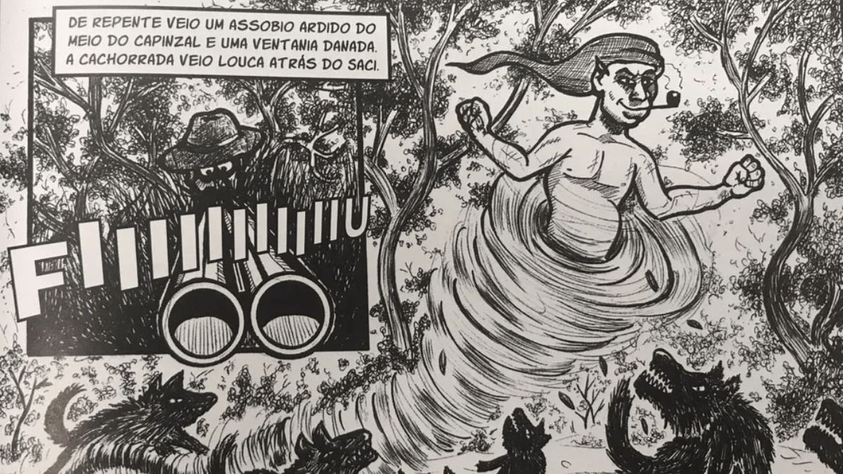 Dia do Folclore: artista transforma lendas do Vale em histórias ilustradas