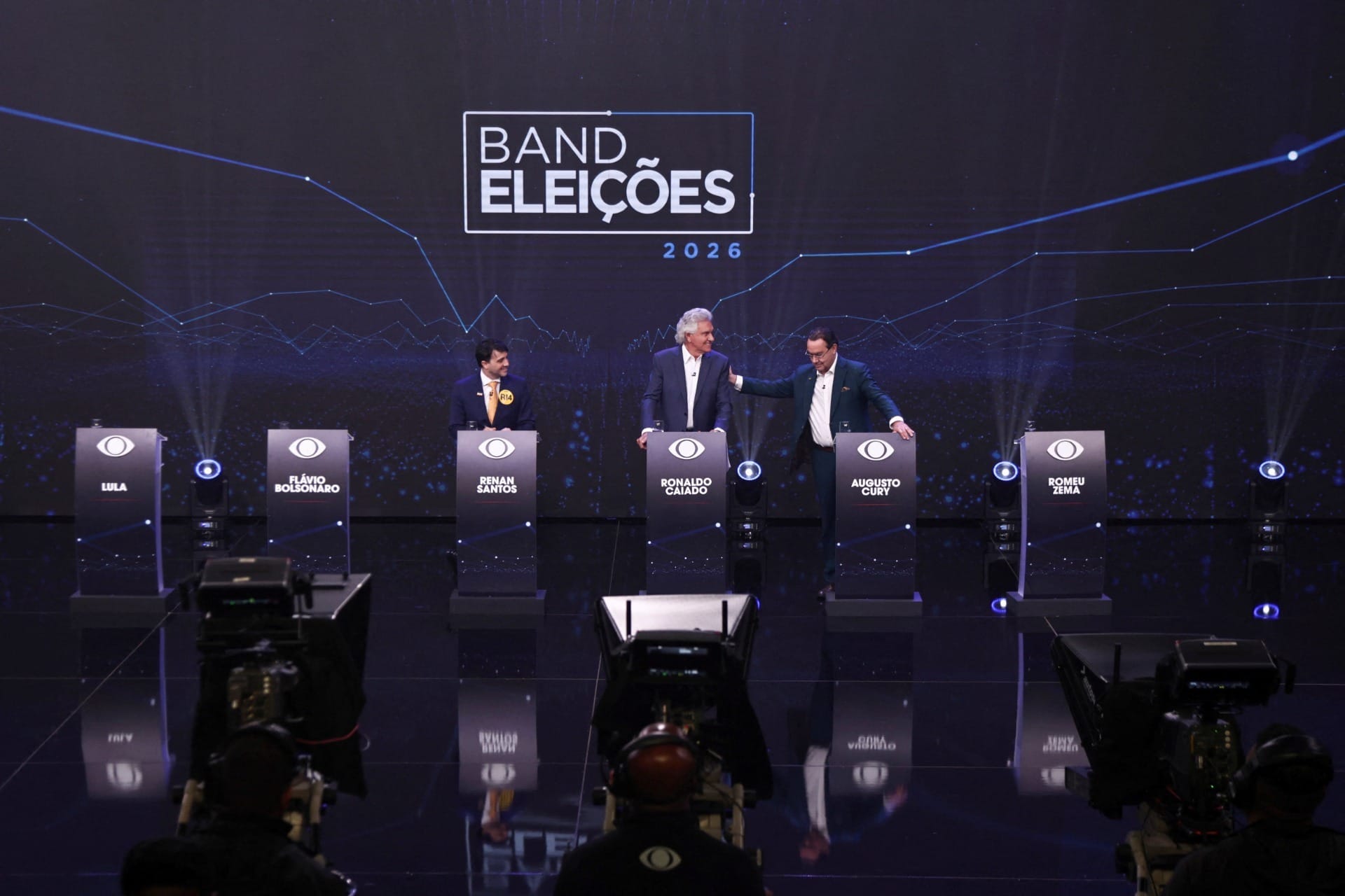 Veja checagem do que Renan, Caiado e Cury falaram no debate da Band - QTU Questões do Universo